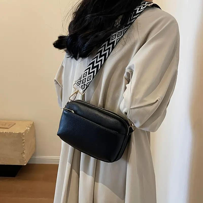 WW | Tasche, breiter Riemen, PU-Leder, Gürteltasche, Mini-Tasche