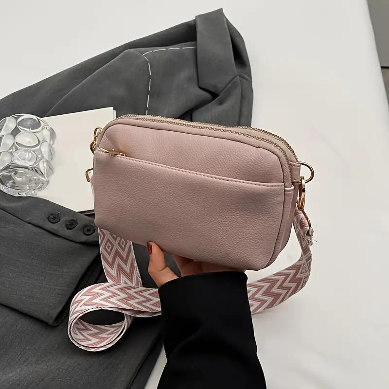 WW | Tasche, breiter Riemen, PU-Leder, Gürteltasche, Mini-Tasche