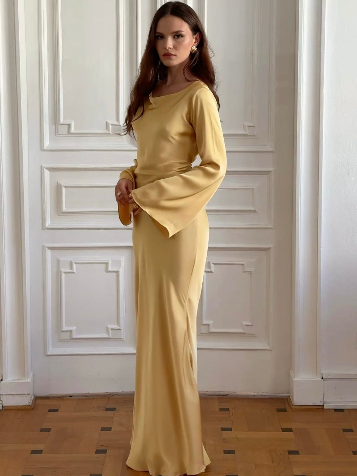 WW | Leichte Maxikleid mit Romantischem Schnitt