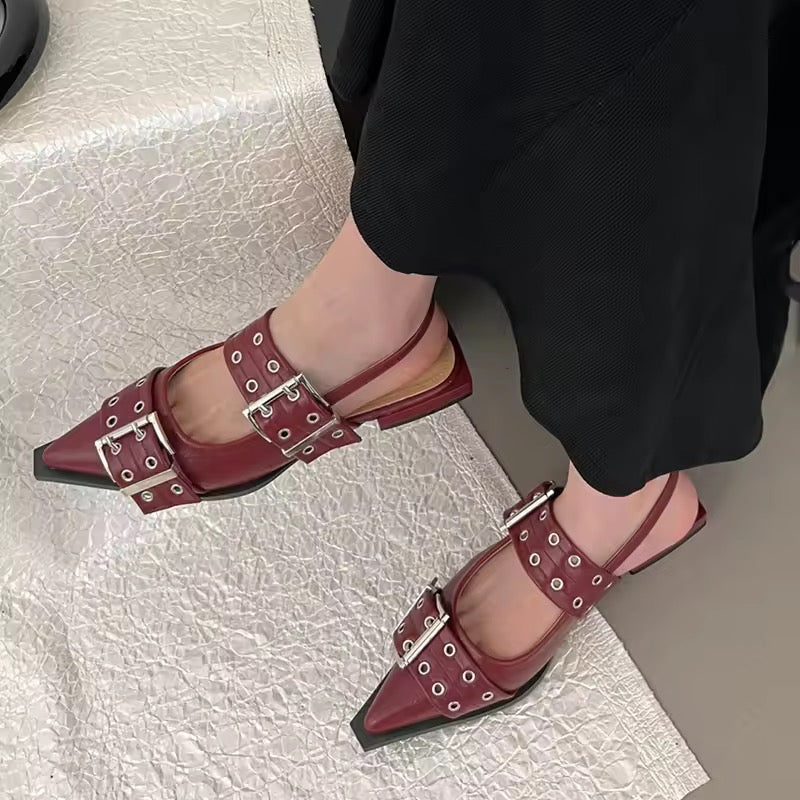 WW | Schicke Slingback Flache Schuhe