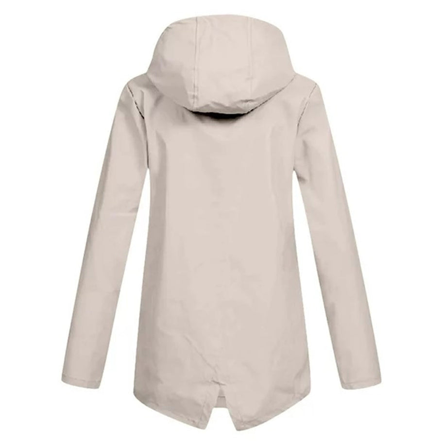 WW | Übergangsjacke Damen mit Reißverschluss und Kapuze wasserfest