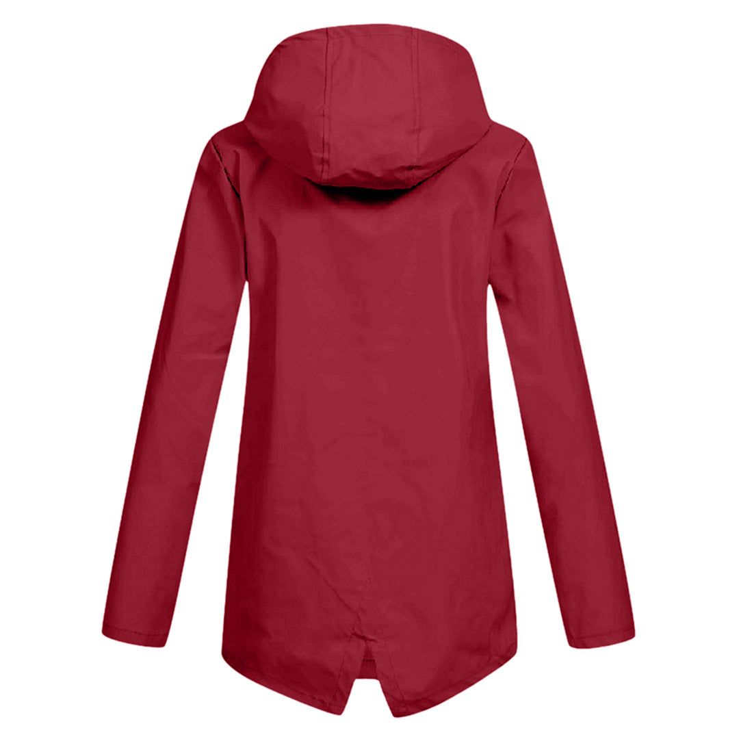 WW | Übergangsjacke Damen mit Reißverschluss und Kapuze wasserfest