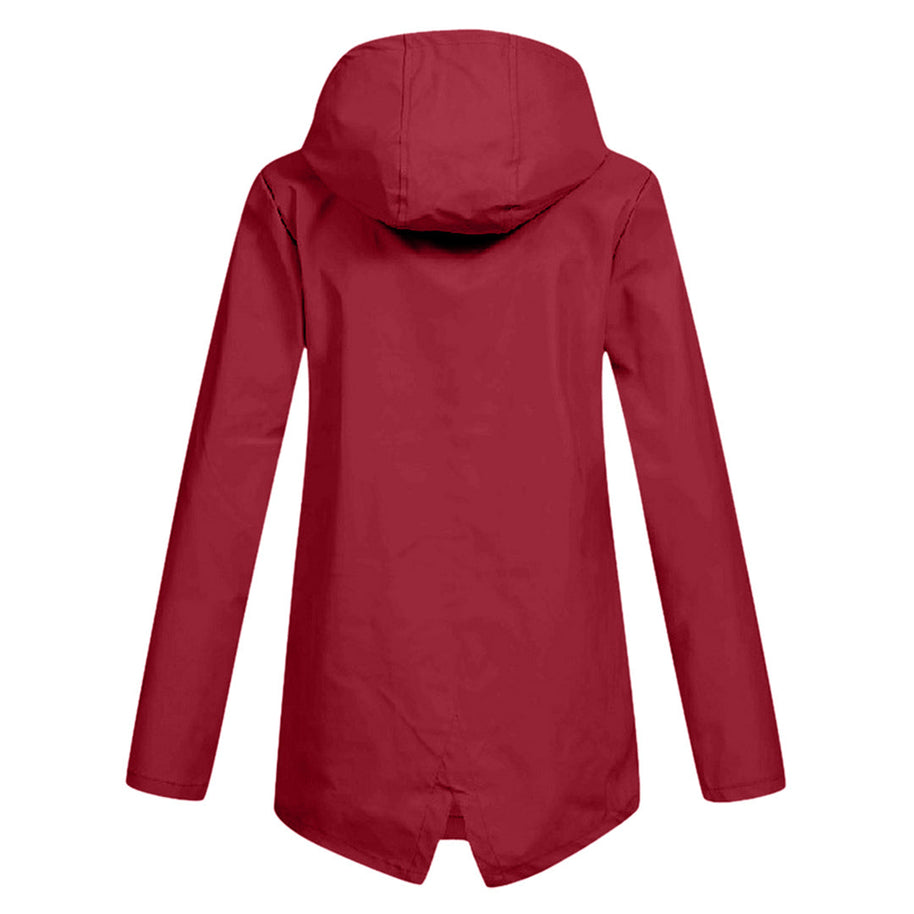 WW | Übergangsjacke Damen mit Reißverschluss und Kapuze wasserfest