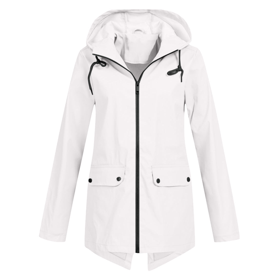 WW | Übergangsjacke Damen mit Reißverschluss und Kapuze wasserfest