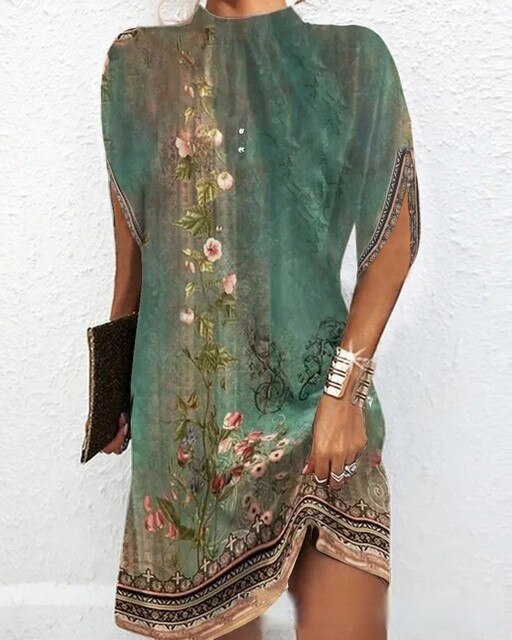 WW - Modekleid mit Fledermausärmeln