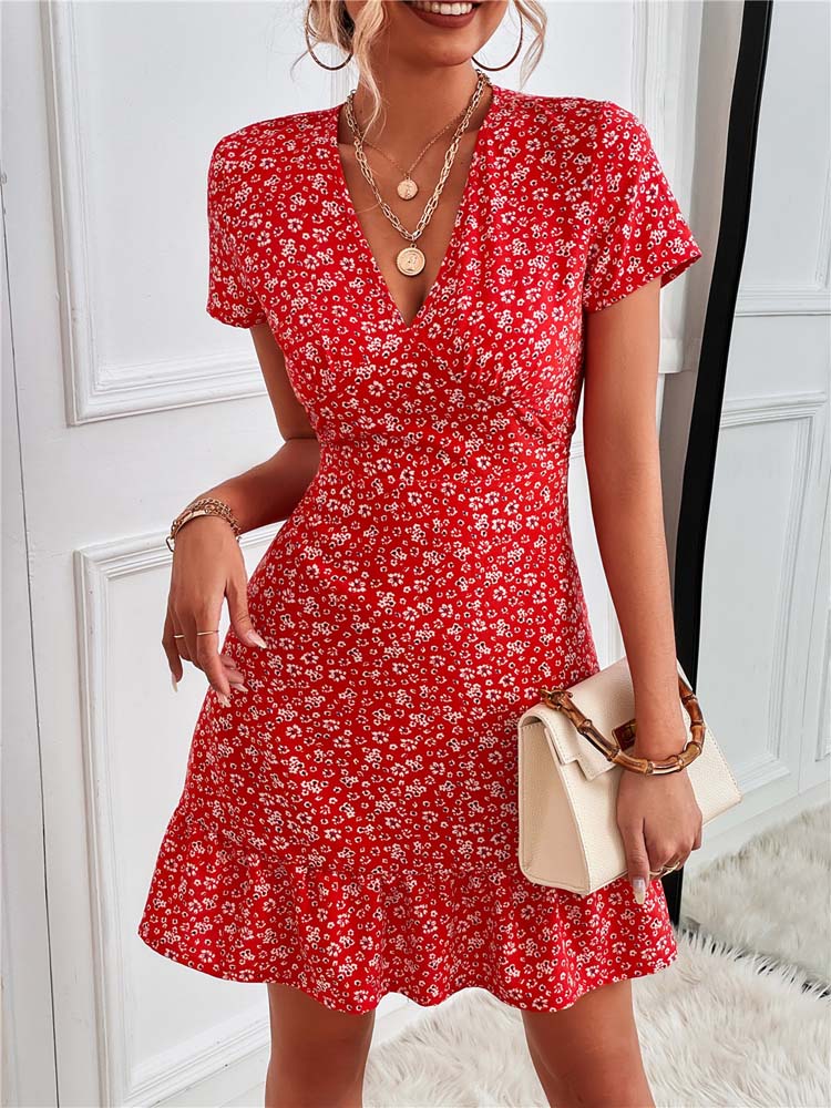 WW | Blumiges Kleid für Damen