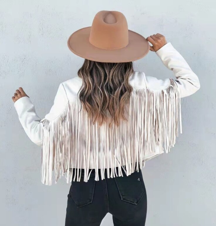 WW | WildlederFransenjacke für Damen