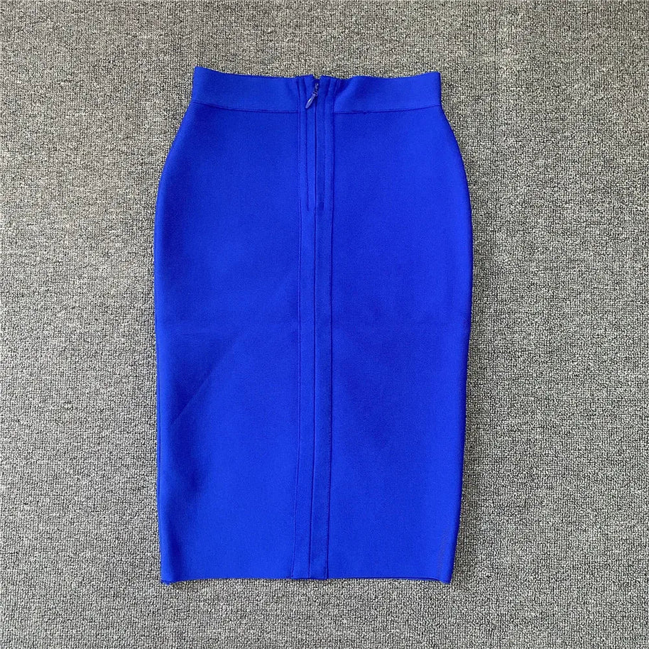 WW | Frauen Neue Rayon Bandage Rock Elegante Bleistiftrock Berühmte Sexy Club Party Kleidung Vintage Vestios