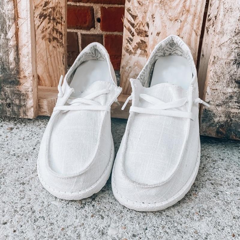 WW | Canvas Schnürschuhe für Damen