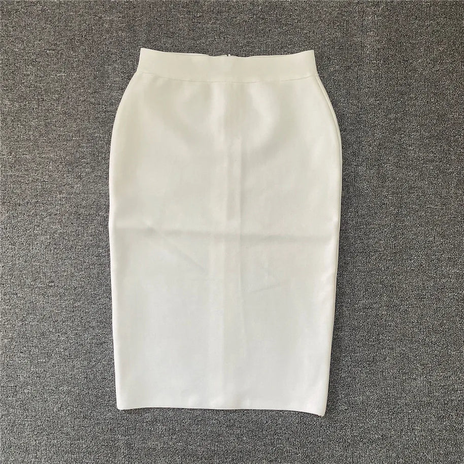 WW | Frauen Neue Rayon Bandage Rock Elegante Bleistiftrock Berühmte Sexy Club Party Kleidung Vintage Vestios