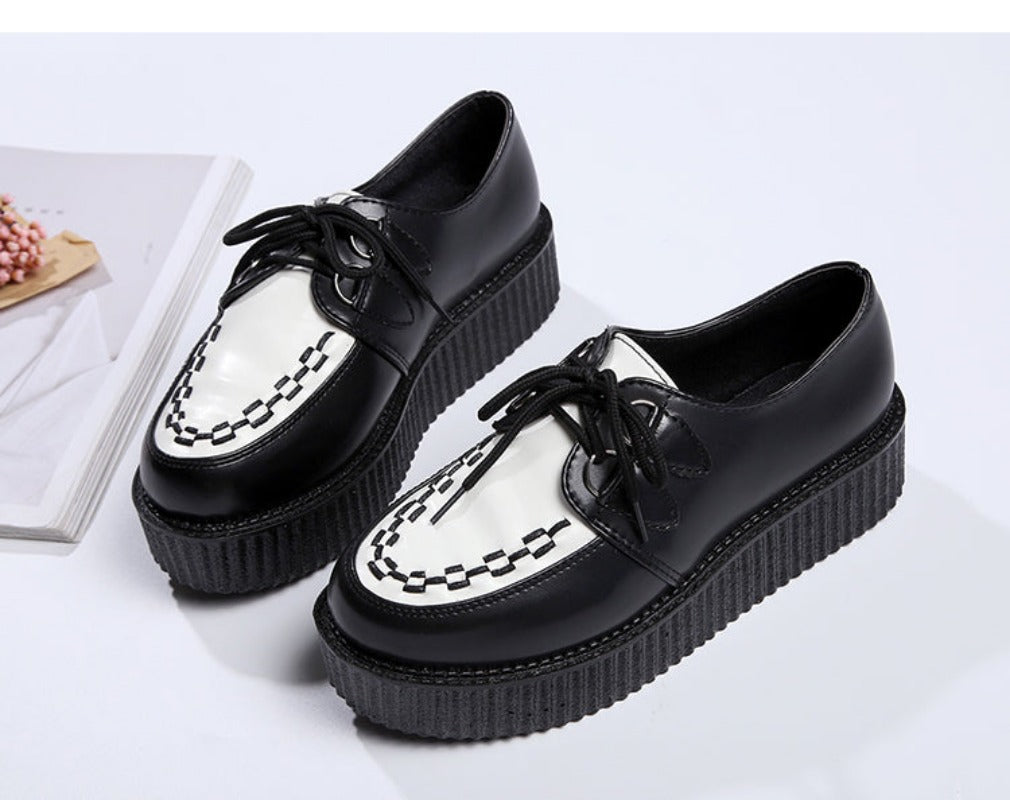 WW | Plattform Wildleder Schnür Creepers