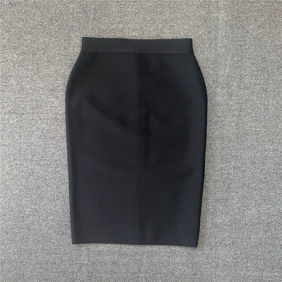 WW | Frauen Neue Rayon Bandage Rock Elegante Bleistiftrock Berühmte Sexy Club Party Kleidung Vintage Vestios