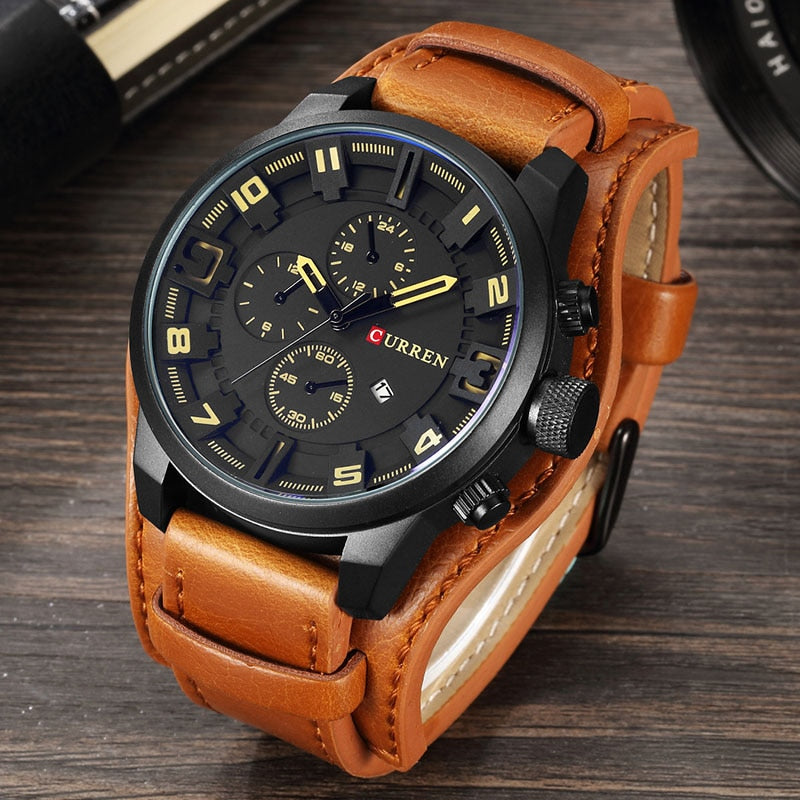 WW | Luxe Navigator Uhr Lederband