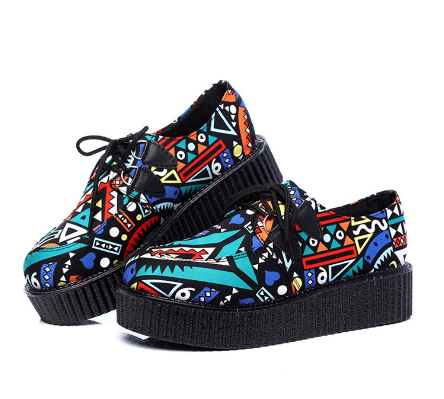WW | Plattform Wildleder Schnür Creepers
