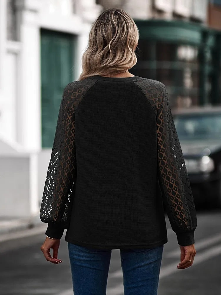 WW – Eleganter Pullover-Bluse