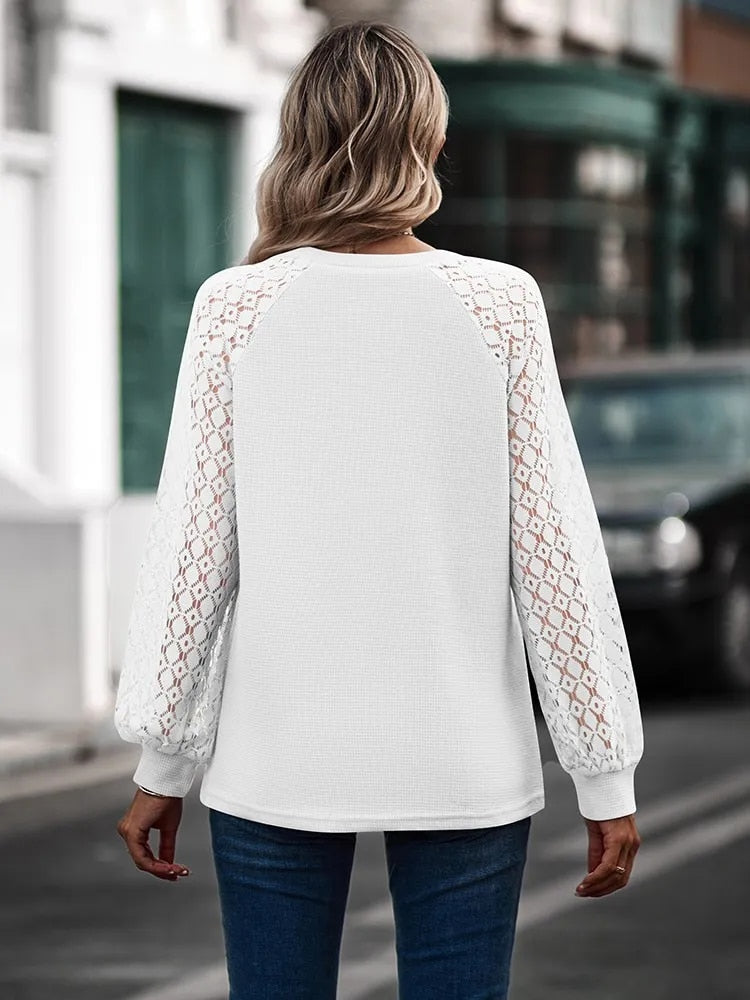 WW – Eleganter Pullover-Bluse
