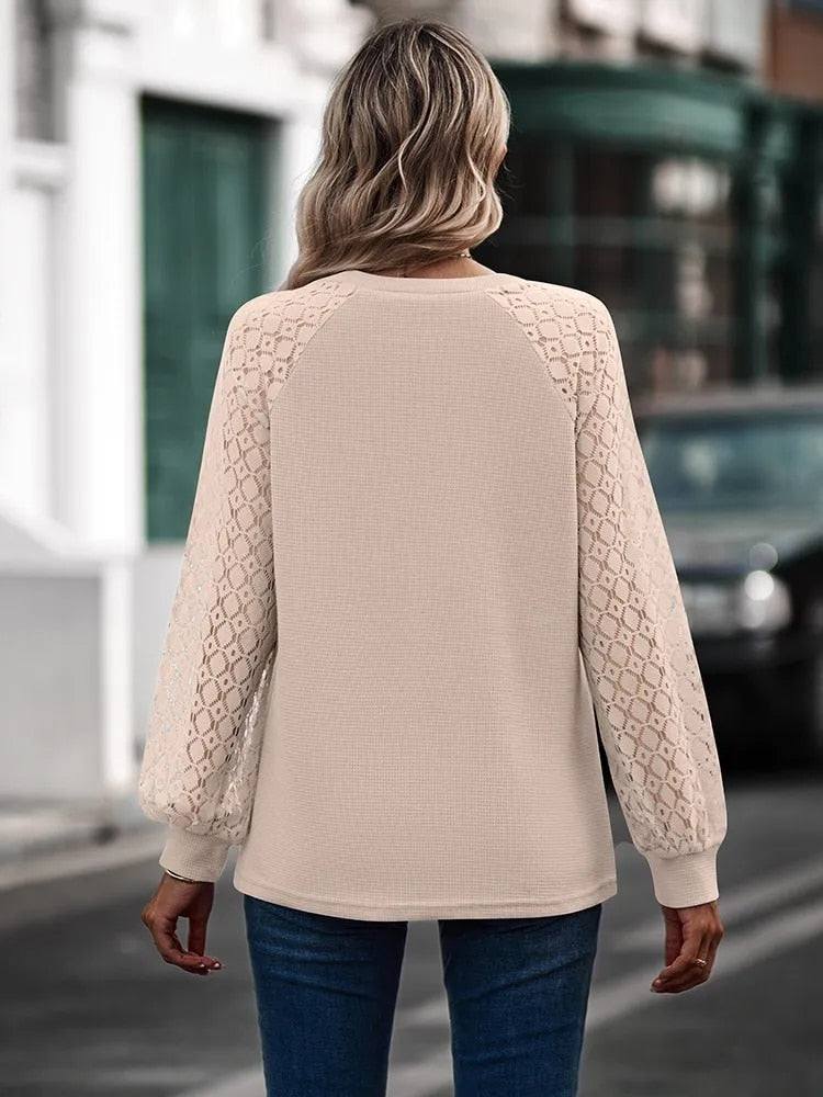 WW – Eleganter Pullover-Bluse