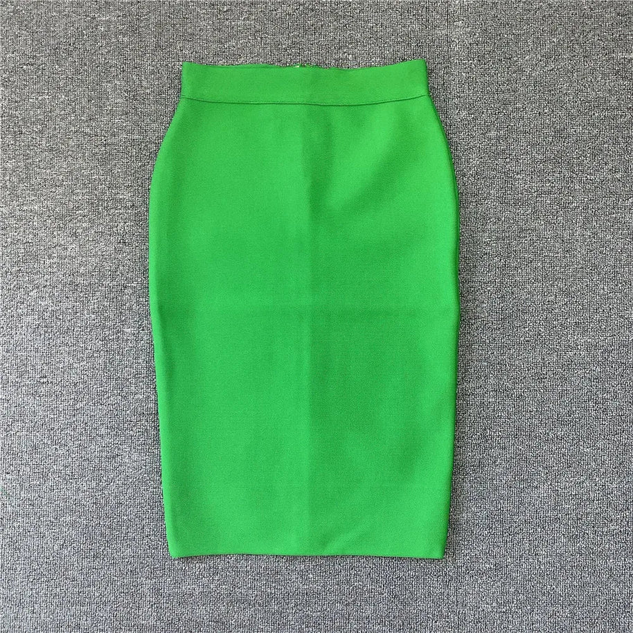 WW | Frauen Neue Rayon Bandage Rock Elegante Bleistiftrock Berühmte Sexy Club Party Kleidung Vintage Vestios