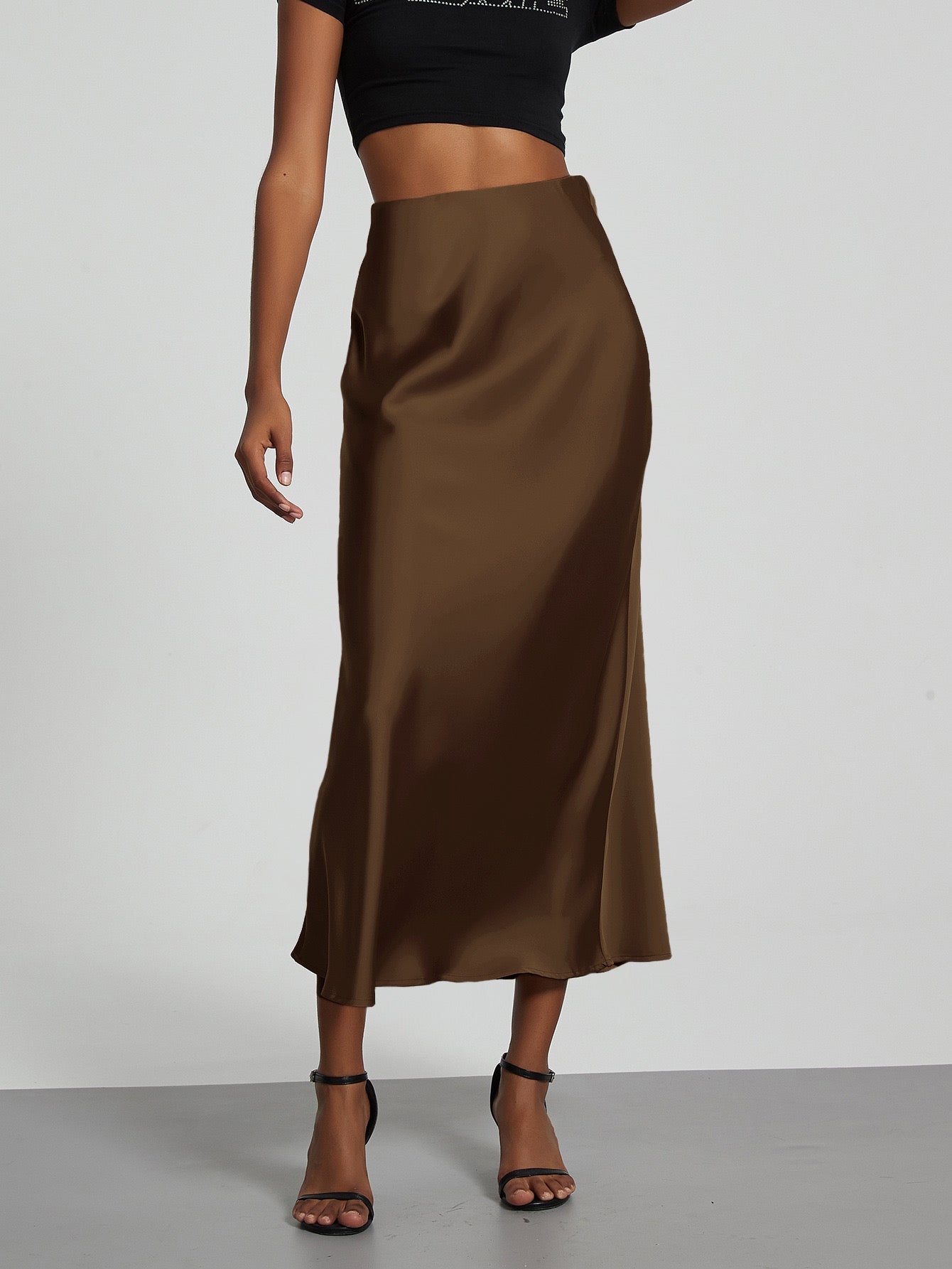 WW | Satin Maxirock Für Damen
