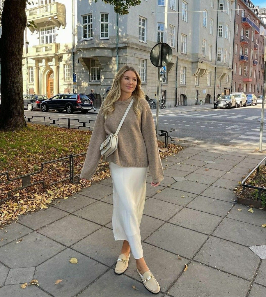 WW | Satin Maxirock Für Damen