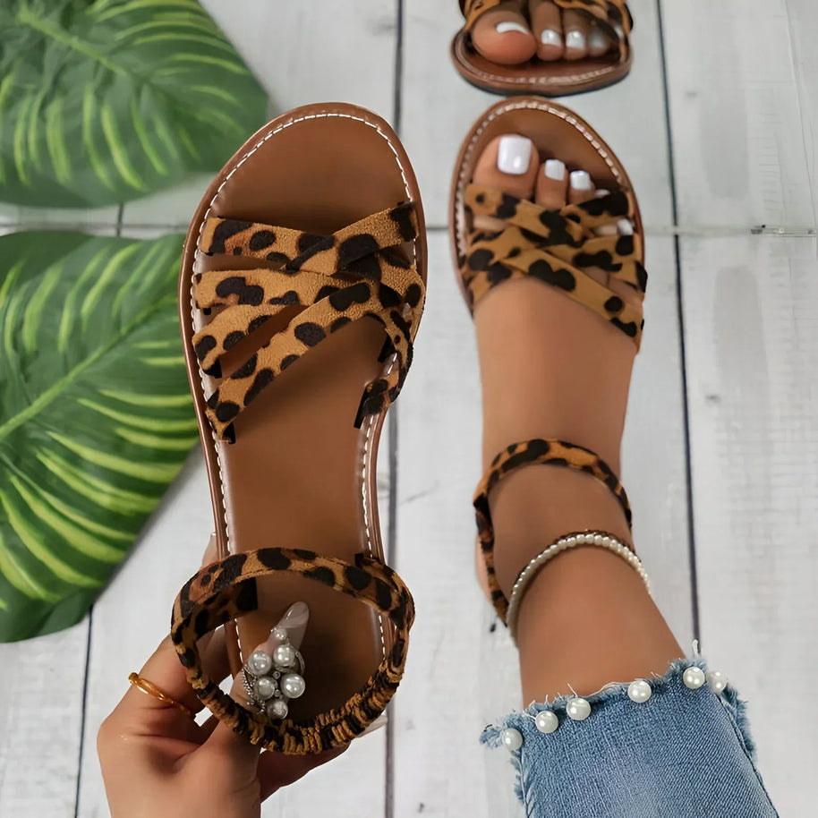 WW | Sommerliche Flats Im Animal Print