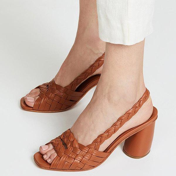 WW | Hohe Absätze Vintage Sandalen