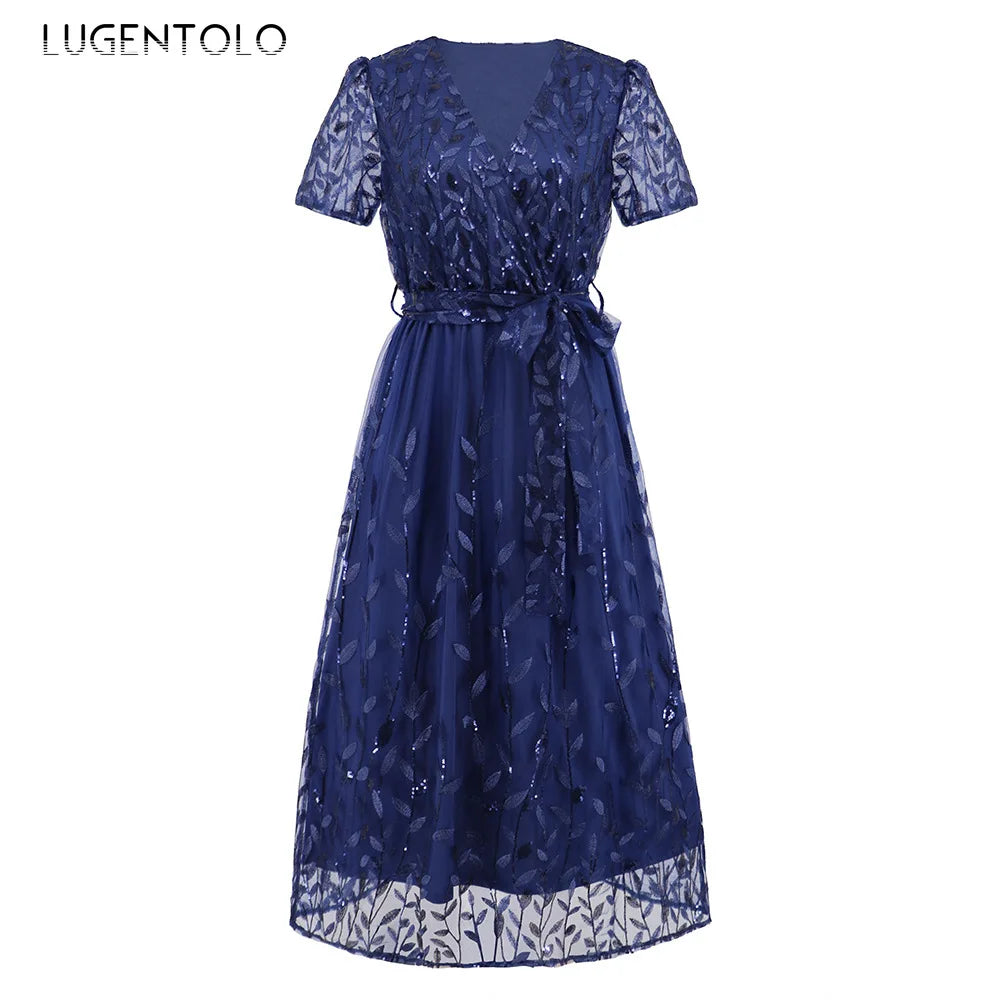 WW - Midikleid mit Pailletten