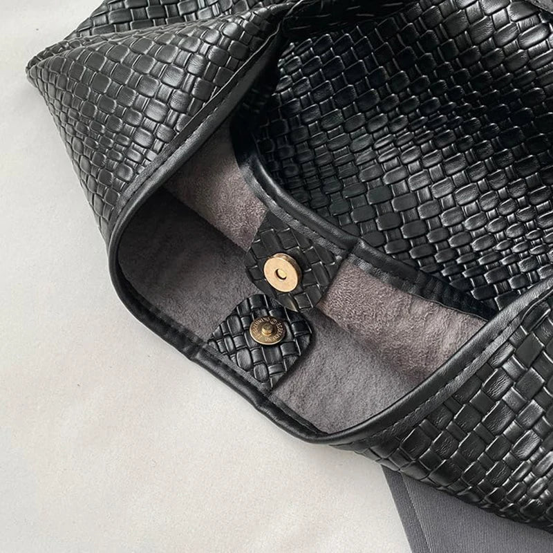 WW | Tasche Vegan Leder Alltag Gewebte Tasche Schultertasche