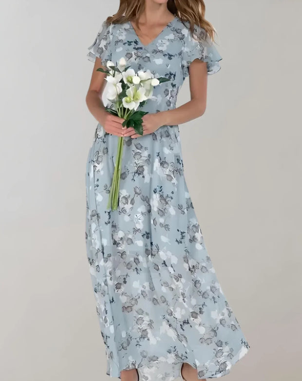 WW | Chiffonkleid mit Blumenmuster
