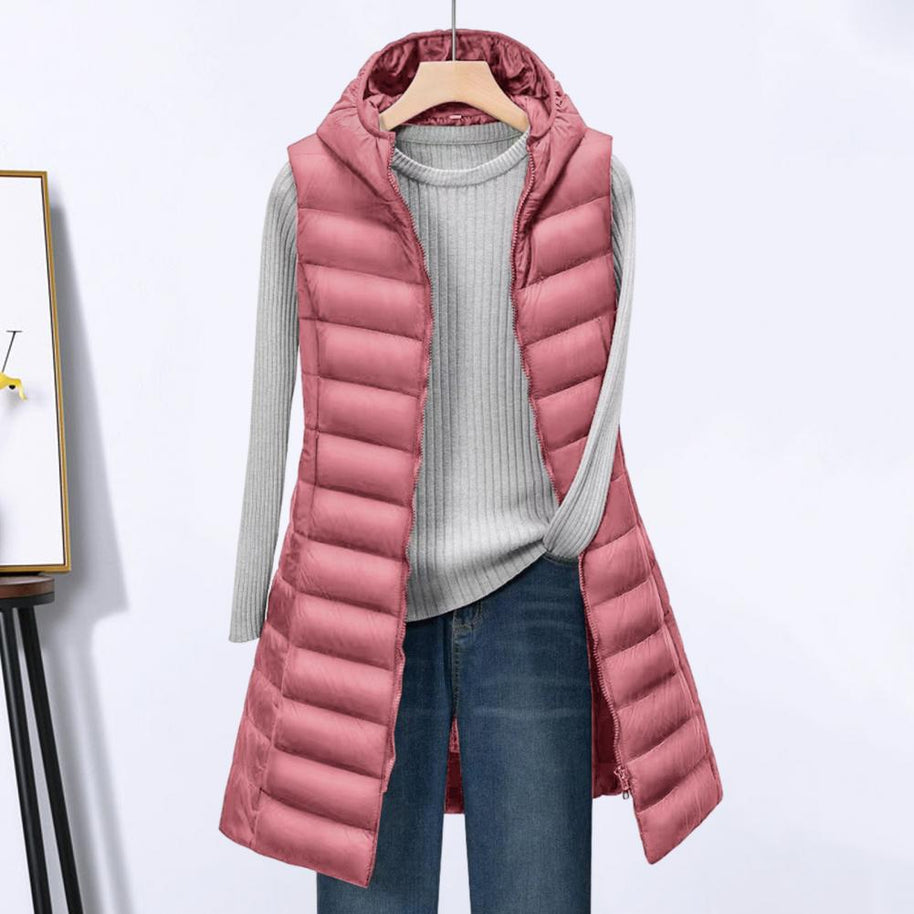 WW Langer Bodywarmer | Bequeme, elegante, länger gefütterte Jacke