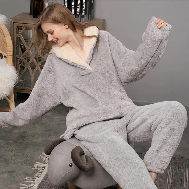 WW - Fleece-Pyjamaset Für Damen