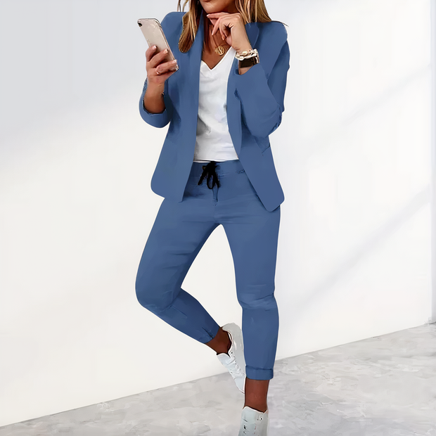 WW | Damen Blazer und Hosen Set - Elegant & Professionell