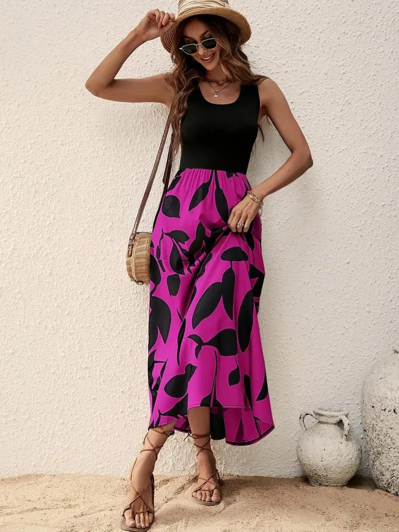 WW | Ärmelloses Boho Maxikleid