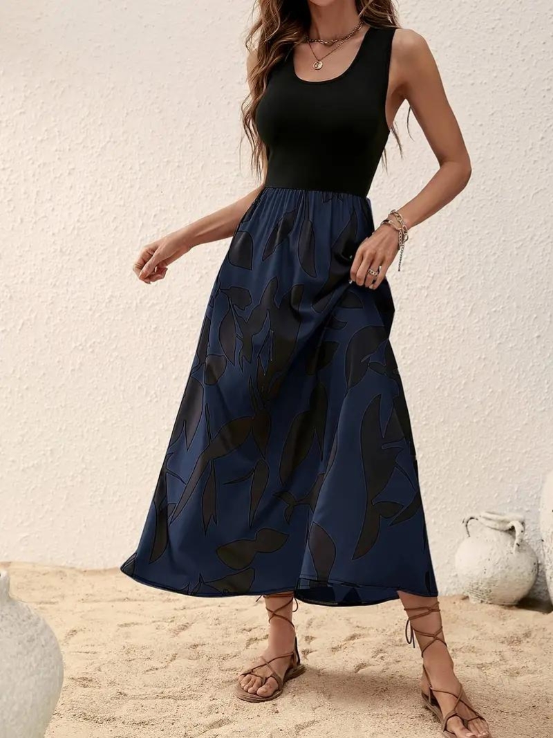 WW | Ärmelloses Boho Maxikleid