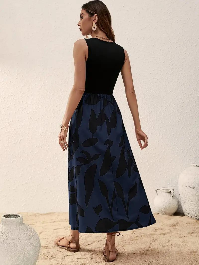 WW | Ärmelloses Boho Maxikleid