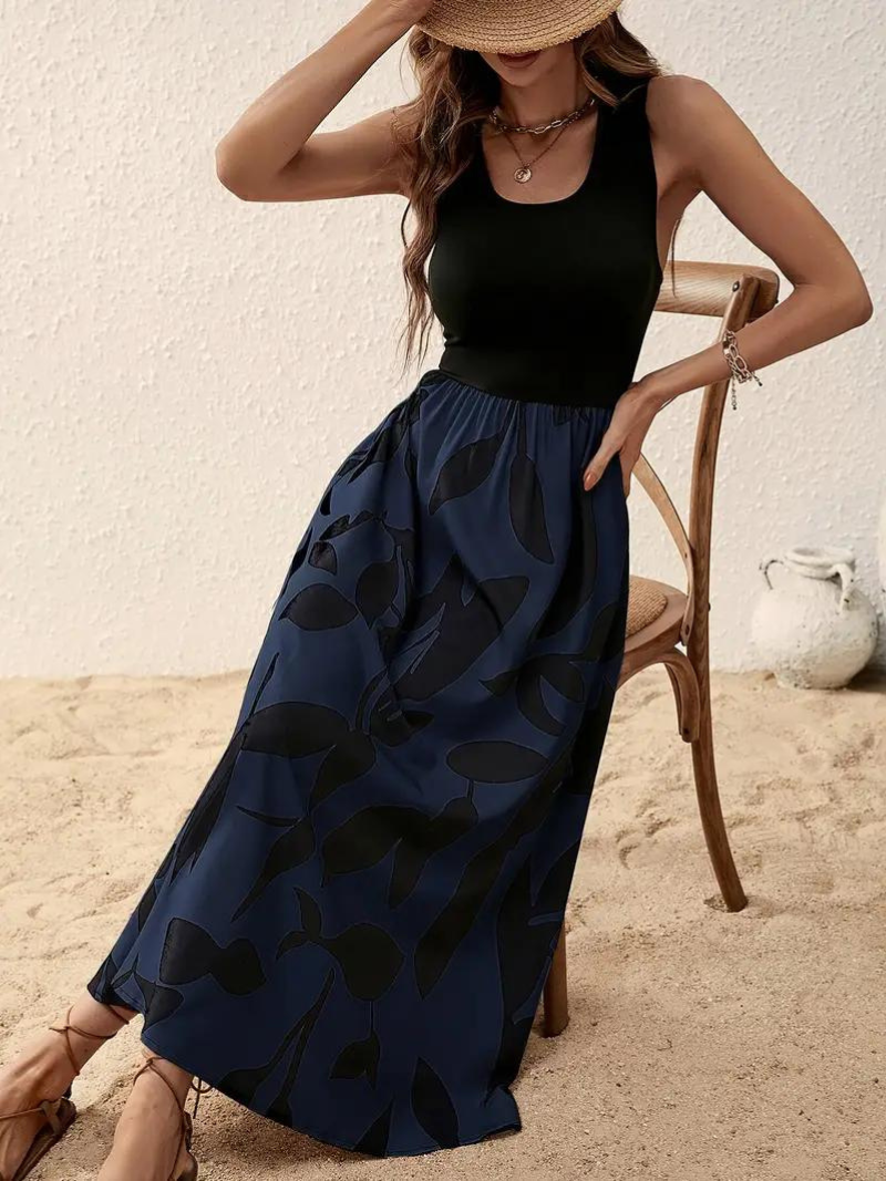 WW | Ärmelloses Boho Maxikleid