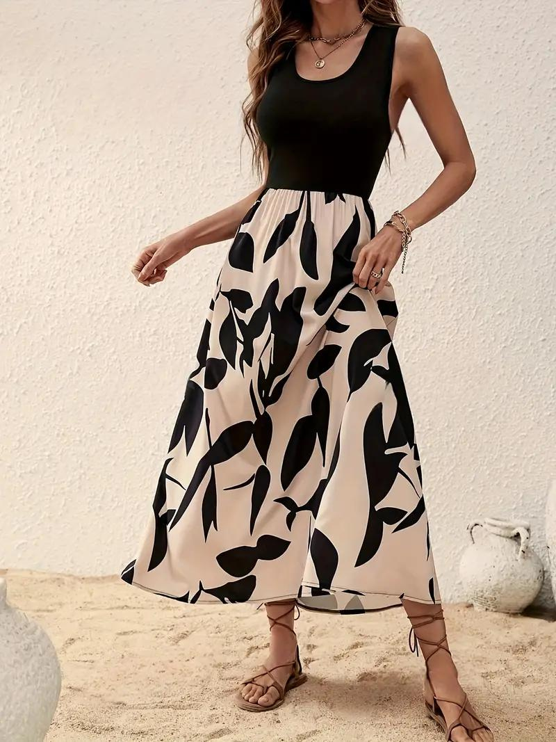 WW | Ärmelloses Boho Maxikleid