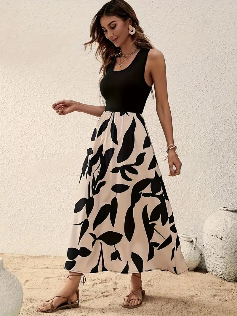 WW | Ärmelloses Boho Maxikleid