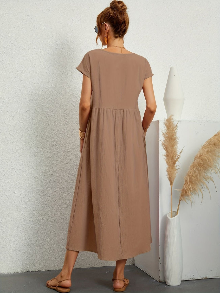 Camille | Kleid mit Rundhalsausschnitt