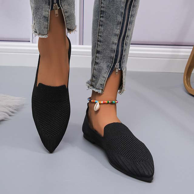 WW | Mesh-Schuhe Mit Spitzer Spitze
