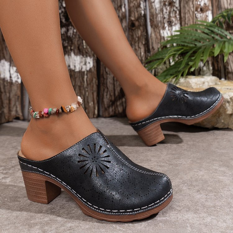 Damen offene Clogs W&W