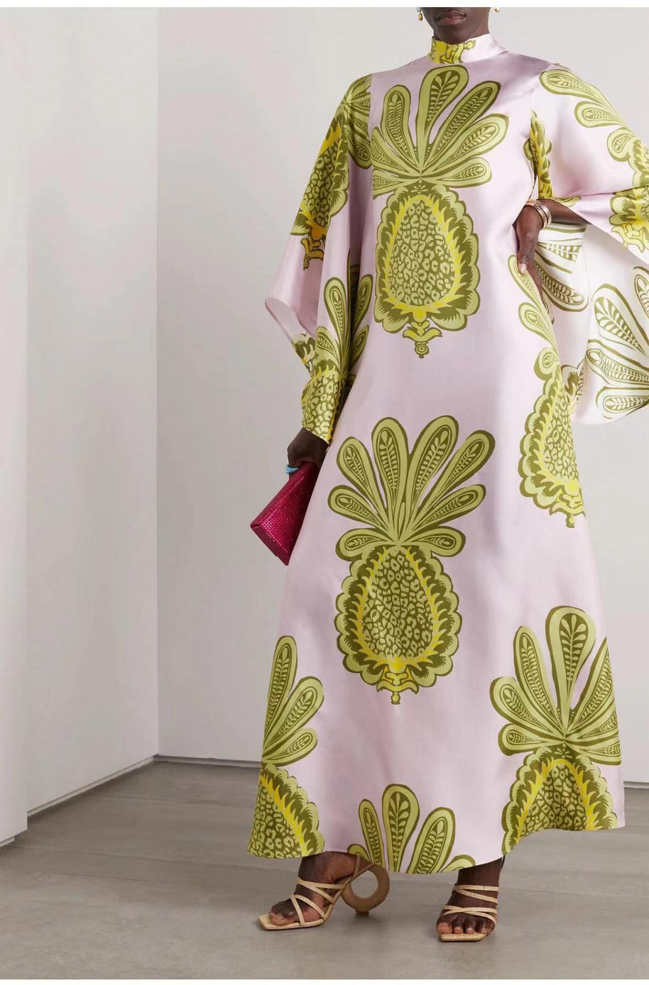 WW | Bedrucktes Dreiviertelarmkleid