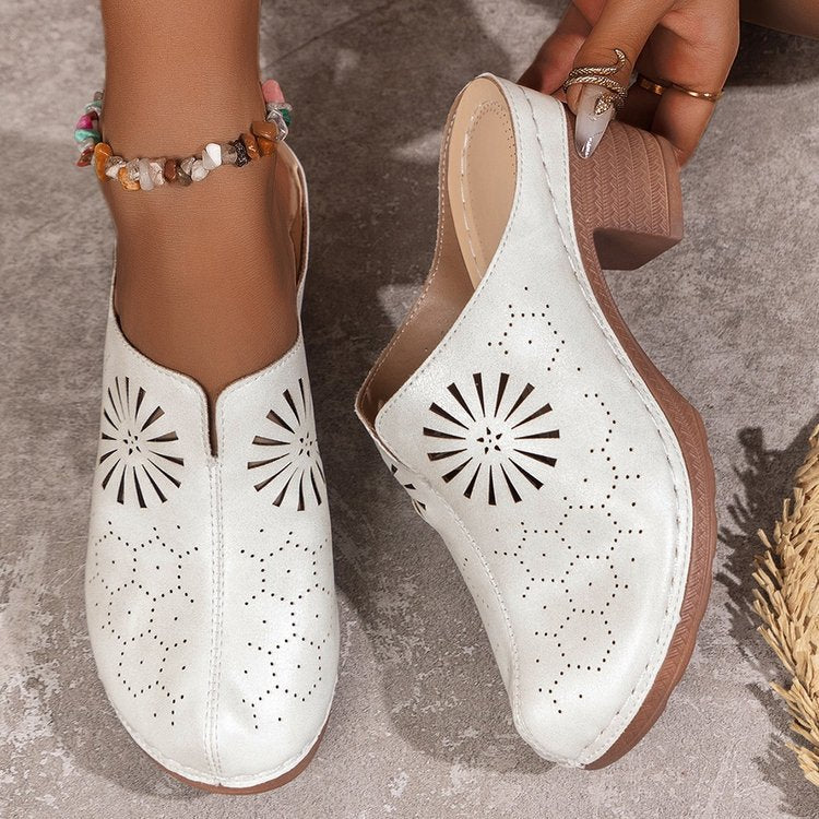 Damen offene Clogs W&W