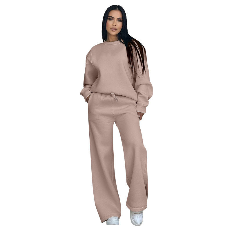 Damen Sport-Fleece-Set mit hochwertigem Reißverschluss und praktischem Taschen WW