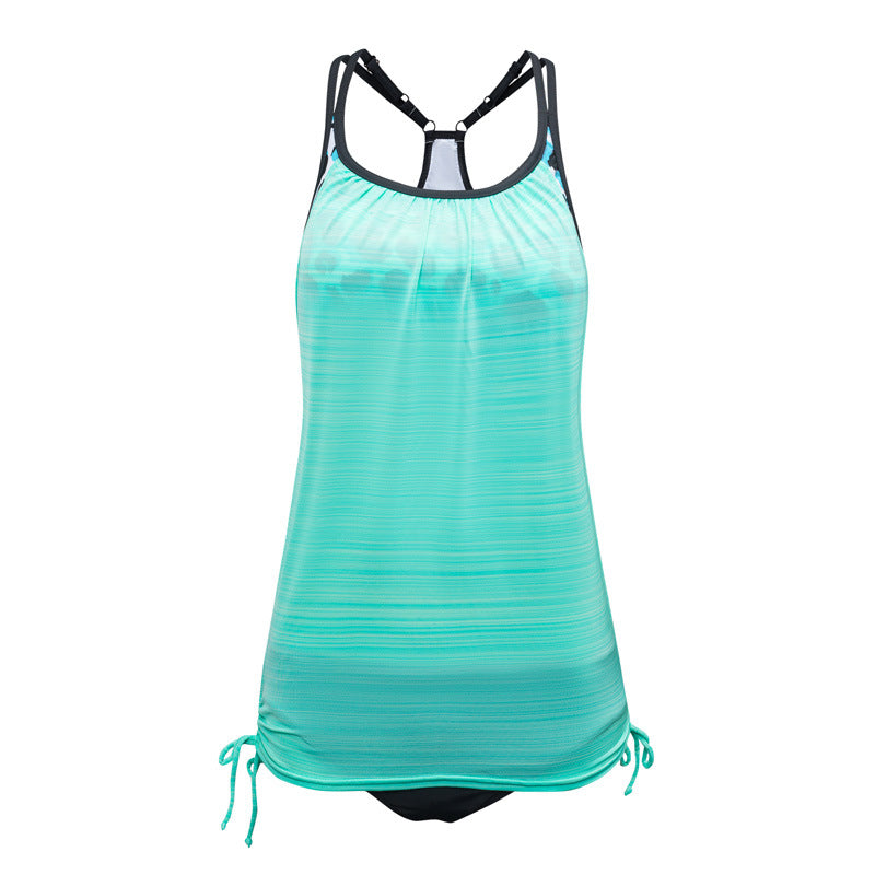 Damen Tankini-Top mit verstellbaren Trägern und modischem Rückendetail WW