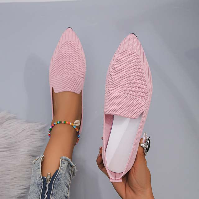 WW | Mesh-Schuhe Mit Spitzer Spitze