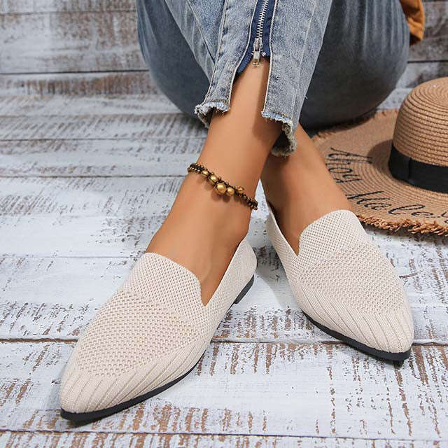 WW | Mesh-Schuhe Mit Spitzer Spitze