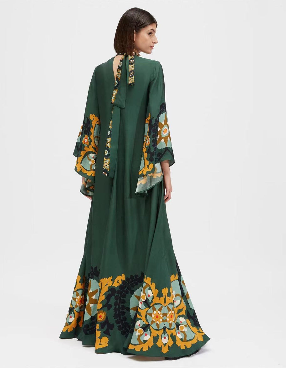 WW | Bedrucktes Dreiviertelarmkleid