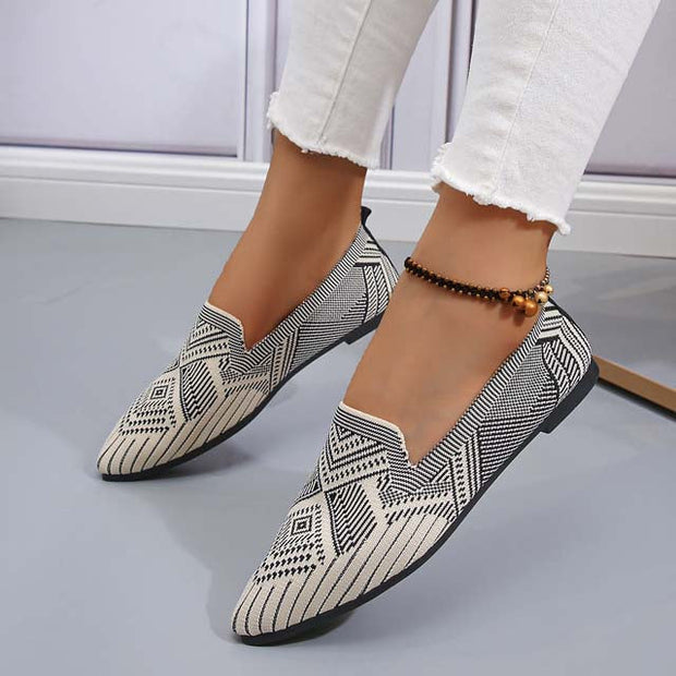 WW | Mesh-Schuhe Mit Spitzer Spitze