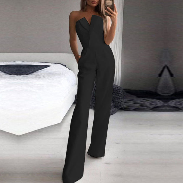 WW | Asymmetrischer Revers Mittel-Taillen Pendel-Overall
